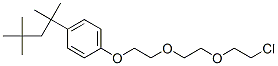 1-Chloro-8-[4-(1,1,3,3-tetramethylbutyl)phenoxy]-3,6-dioxaoctane 구조식 이미지