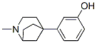 5-(3-hydroxyphenyl)-2-methyl-2-azabicylo(3.2.1)octane 구조식 이미지