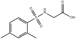 [[(2,4-DIMETHYLPHENYL)SULFONYL]AMINO]ACETIC ACID Structure