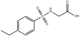 N-((4-ETHYLPHENYL)SULFONYL)GLYCINE Structure