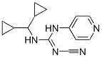 2-Cyano-1-(dicyclopropylmethyl)-3-(4-pyridyl)guanidine 구조식 이미지