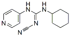 2-Cyano-1-cyclohexyl-3-(4-pyridyl)guanidine 구조식 이미지