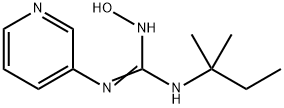 2-Hydroxy-1-tert-pentyl-3-(3-pyridyl)guanidine 구조식 이미지