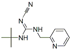 1-tert-Butyl-2-cyano-3-(2-pyridylmethyl)guanidine 구조식 이미지