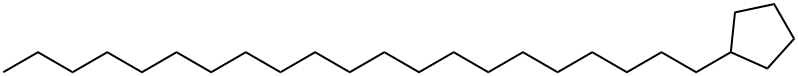 Henicosylcyclopentane Structure