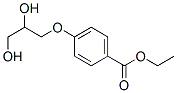 p-(2,3-Dihydroxypropoxy)benzoic acid ethyl ester 구조식 이미지