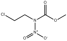 N-(2-Chloroethyl)-N-nitrocarbamic acid methyl ester 구조식 이미지