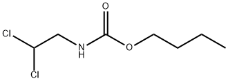 N-(2,2-Dichloroethyl)carbamic acid butyl ester Structure