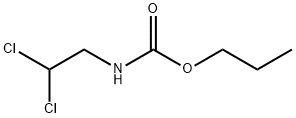 N-(2,2-디클로로에틸)카르밤산프로필에스테르 구조식 이미지