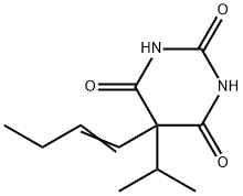 5-(1-Butenyl)-5-isopropyl-2,4,6(1H,3H,5H)-pyrimidinetrione Structure