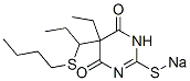5-[1-(Butylthio)propyl]-5-ethyl-2-sodiothio-4,6(1H,5H)-pyrimidinedione 구조식 이미지