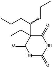 5-Ethyl-5-(1-propyl-1-butenyl)-2,4,6(1H,3H,5H)-pyrimidinetrione Structure