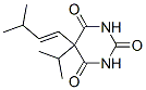 5-(3-Methyl-1-butenyl)-5-isopropylbarbituric acid Structure