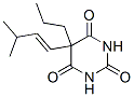 5-(3-메틸-1-부테닐)-5-프로필바르비투르산 구조식 이미지