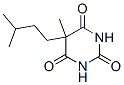 5-Isopentyl-5-methylbarbituric acid Structure