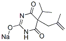 5-Isopropyl-5-(2-methyl-2-propenyl)-2-sodiooxy-4,6(1H,5H)-pyrimidinedione 구조식 이미지