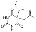 5-(2-Methyl-2-propenyl)-5-(1-methylpropyl)barbituric acid 구조식 이미지