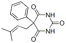 5-(3-Methyl-2-butenyl)-5-phenyl-2,4,6(1H,3H,5H)-pyrimidinetrione Structure