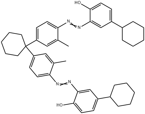 6706-82-7 2,2'-[cyclohexylidenebis[(2-methyl-4,1-phenylene)azo]]bis[4-cyclohexylphenol]