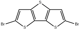 2,6-디브로모디티에노[3,2-b:2',3'-d]티오펜 구조식 이미지