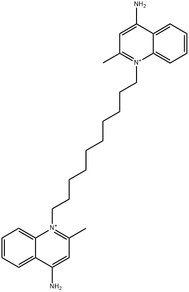 Dequaliniumchloride 구조식 이미지