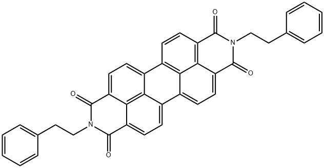 N,N'-DI(2-PHENYLETHYL)-PERYLENE-TETRACARBONIC ACID, AMIDE Structure