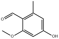 4-Hydroxy-2-methoxy-6-methylbenzaldehyde 구조식 이미지