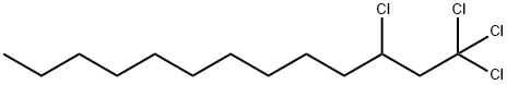 1,1,1,3-TETRACHLOROTRIDECANE Structure