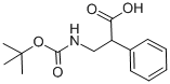 3-TERT-BUTOXYCARBONYLAMINO-2-PHENYL-PROPIONIC ACID Structure