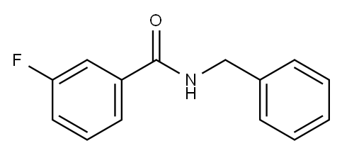 N-benzyl-3-fluorobenzamide 구조식 이미지