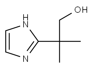 beta,beta-dimethyl-1H-imidazole-2-ethanol 구조식 이미지