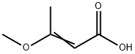 3-methoxy-2-Butenoic acid Structure