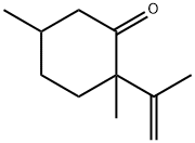 2-Isopropenyl-2,5-dimethyl-1-cyclohexanone 구조식 이미지