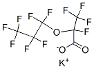 potassium 2,3,3,3-tetrafluoro-2-(heptafluoropropoxy)propionate Structure