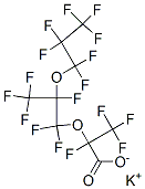 potassium 2,3,3,3-tetrafluoro-2-[1,1,2,3,3,3-hexafluoro-2-(heptafluoropropoxy)propoxy]propionate Structure