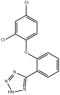 5-[2-(2,4-Dichlorophenoxy)phenyl]-2H-tetrazole Structure