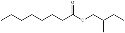 Octanoic acid, 2-methylbutyl ester 구조식 이미지