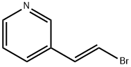 Pyridine, 3-[(1E)-2-bromoethenyl]- (9CI) 구조식 이미지