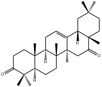 Olean-12-ene-3,16-dione Structure