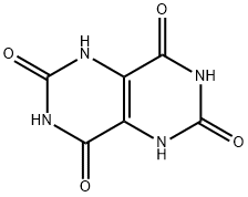 2,4,6,8-Tetrahydroxy-Pyrimido-(5,4D)Pyrimidine 구조식 이미지