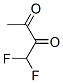 2,3-Butanedione, 1,1-difluoro- (9CI) 구조식 이미지