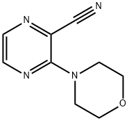 3-MORPHOLIN-4-YLPYRAZINE-2-CARBONITRILE Structure