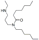 N-[3-(Ethylamino)propyl]-N-hexylheptanamide 구조식 이미지