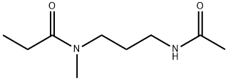 N-[3-(Acetylamino)propyl]-N-methylpropanamide 구조식 이미지