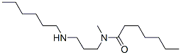 N-[3-(Hexylamino)propyl]-N-methylheptanamide 구조식 이미지