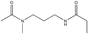N-[3-(N-Acetylmethylamino)propyl]propanamide Structure