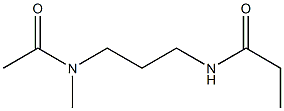 N-[3-(N-Acetylmethylamino)propyl]propanamide 구조식 이미지