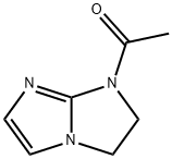 1H-Imidazo[1,2-a]imidazole, 1-acetyl-2,3-dihydro- (9CI) 구조식 이미지