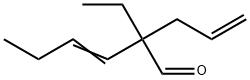 2-allyl-2-ethylhex-3-enal Structure