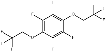 1,4-BIS(2,2,2-TRIFLUOROETHOXY)TETRAFLUOROBENZENE Structure